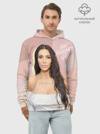 Худи мужской база хлопок / Ким Кардашьян