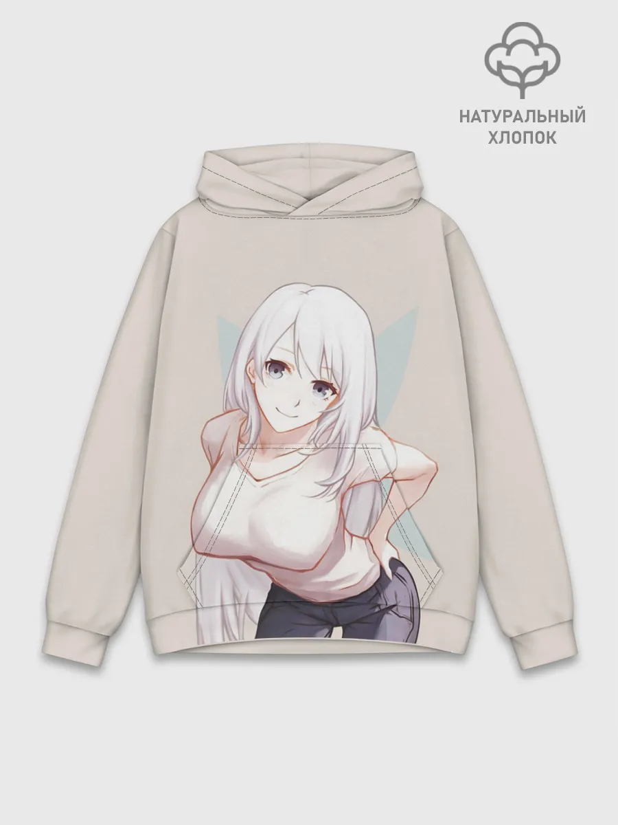 Худи мужской база хлопок / Reona Kisaragi
