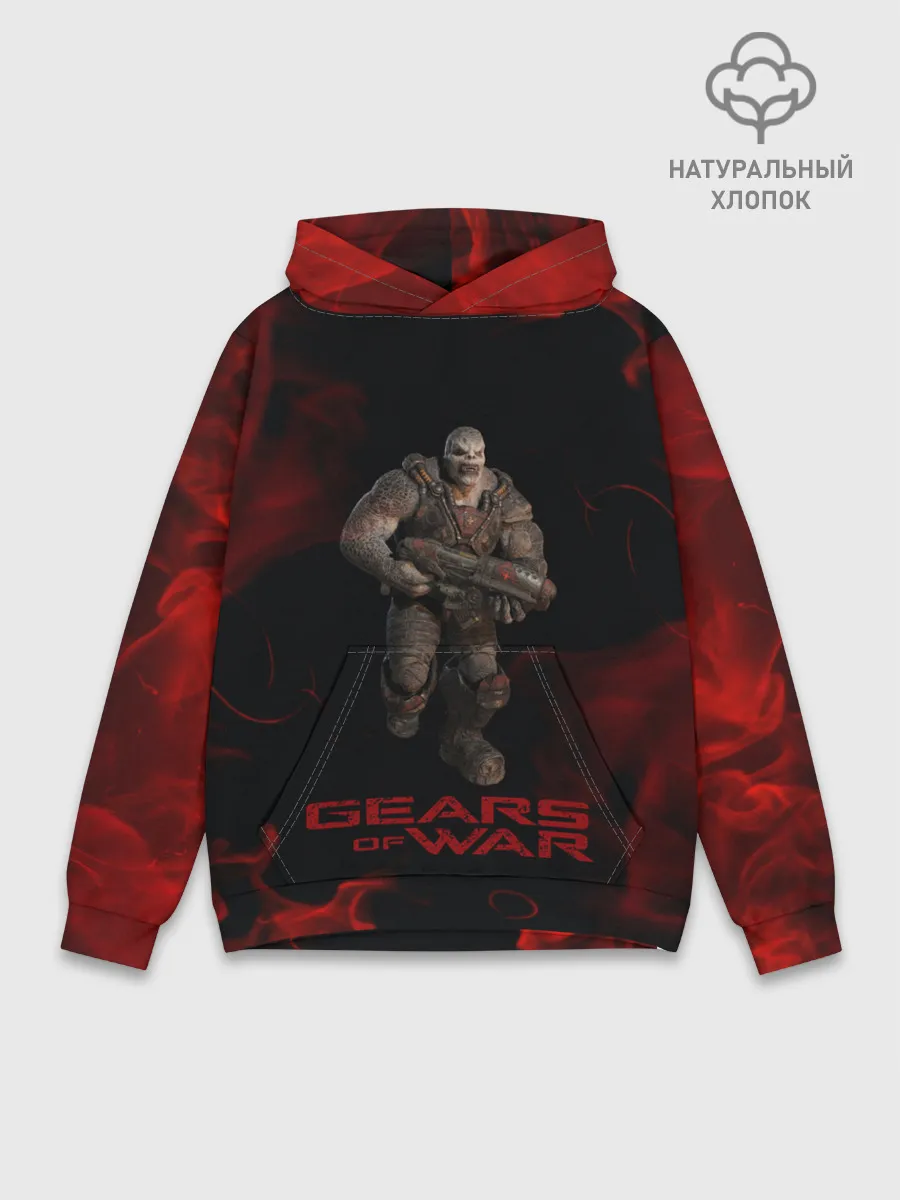 Худи мужской база хлопок / NPC | GEARS OF WAR