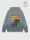 Худи мужской база хлопок / Boss | Space Invaders | Old game