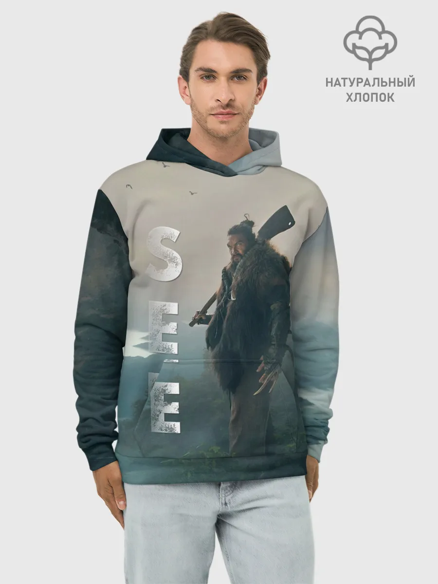 Худи мужской база хлопок / Баба Фосс Видеть