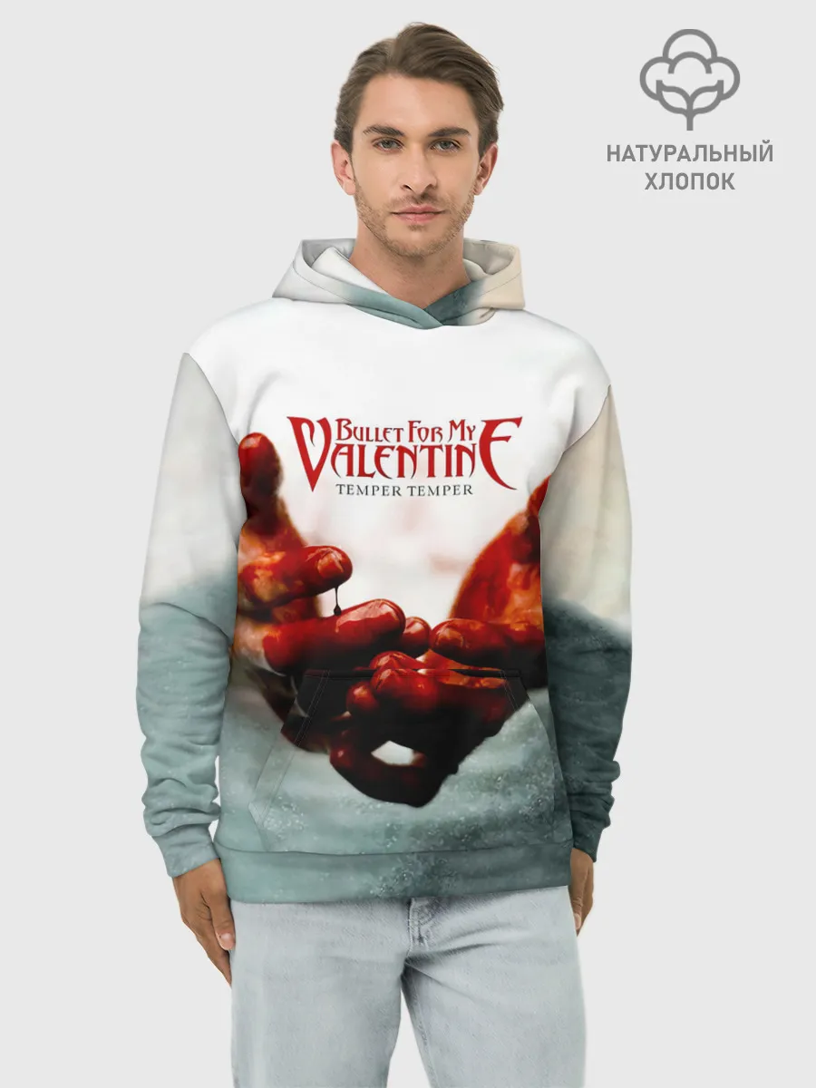 Худи мужской база хлопок / Temper Temper - Bullet For My Valentine