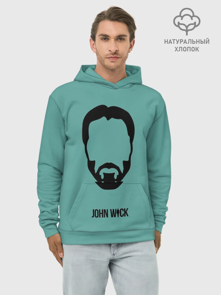 Худи мужской база хлопок / Джон Уик
