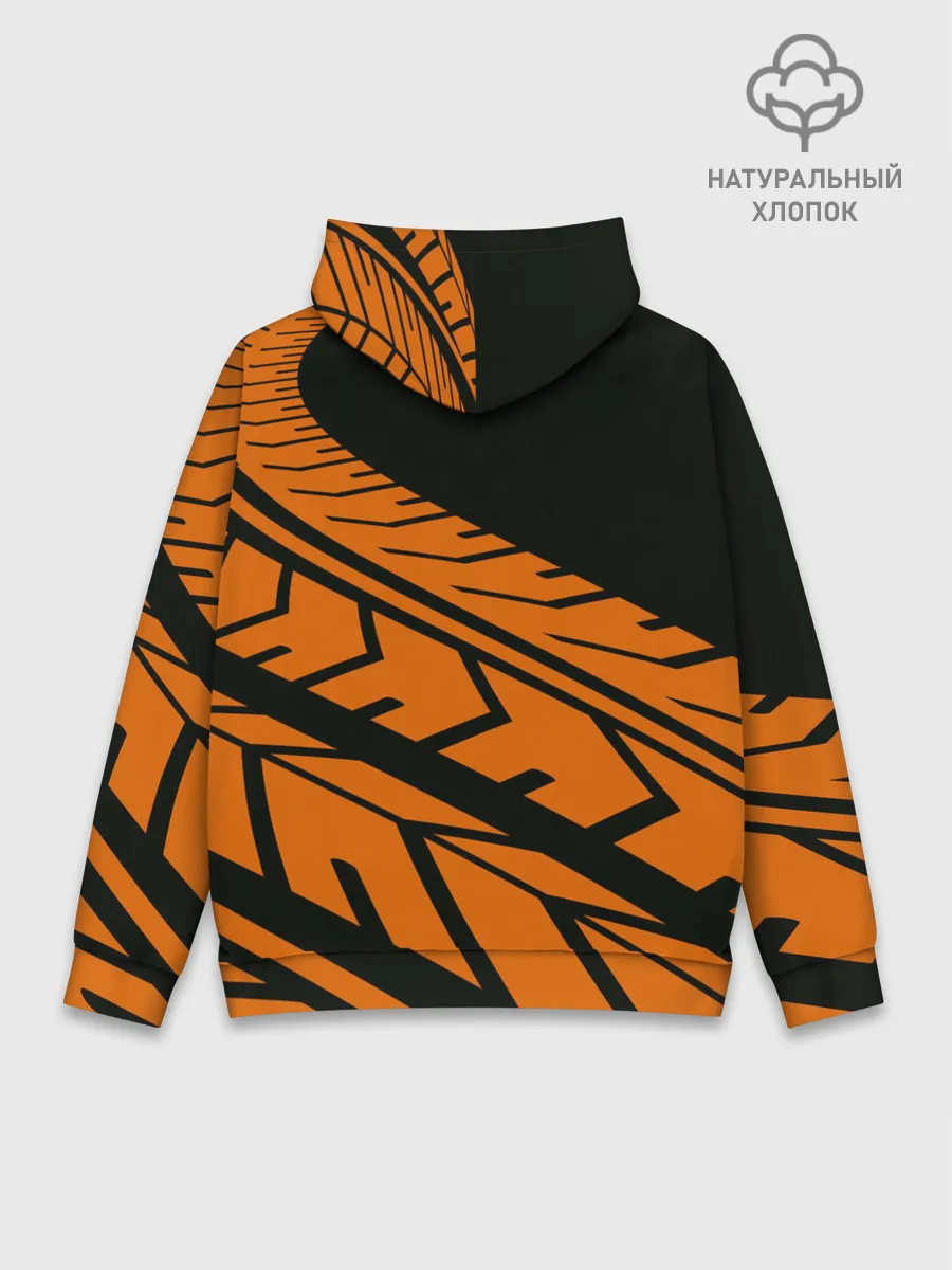 Худи мужской база хлопок / ORANGE KTM | КТМ