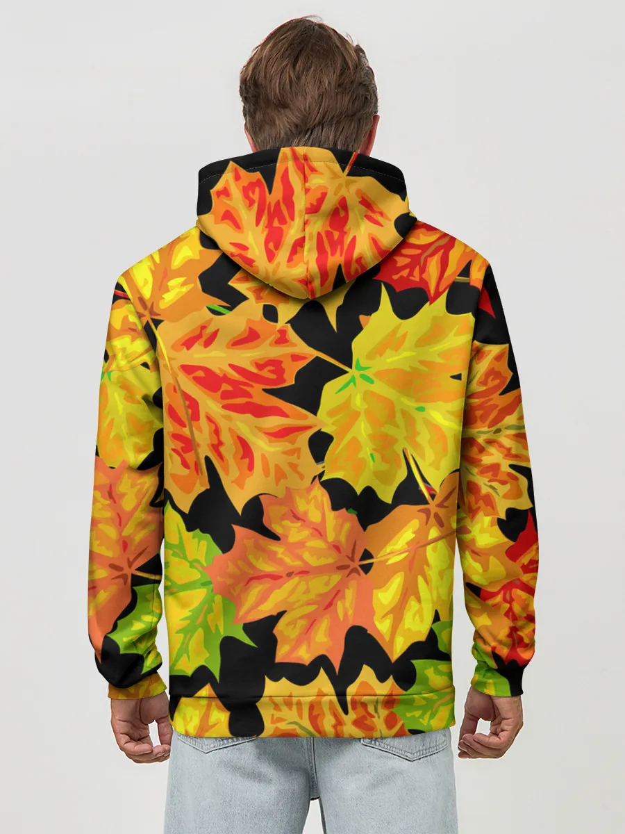 Худи мужской база хлопок / LEAF FALL / AUTUMN