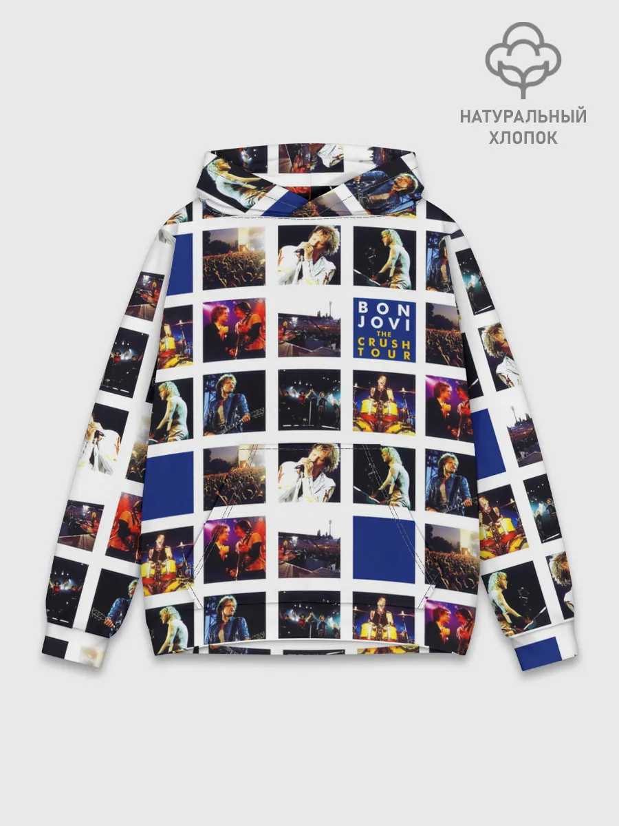Худи мужской база хлопок / The Crush Tour - Bon Jovi