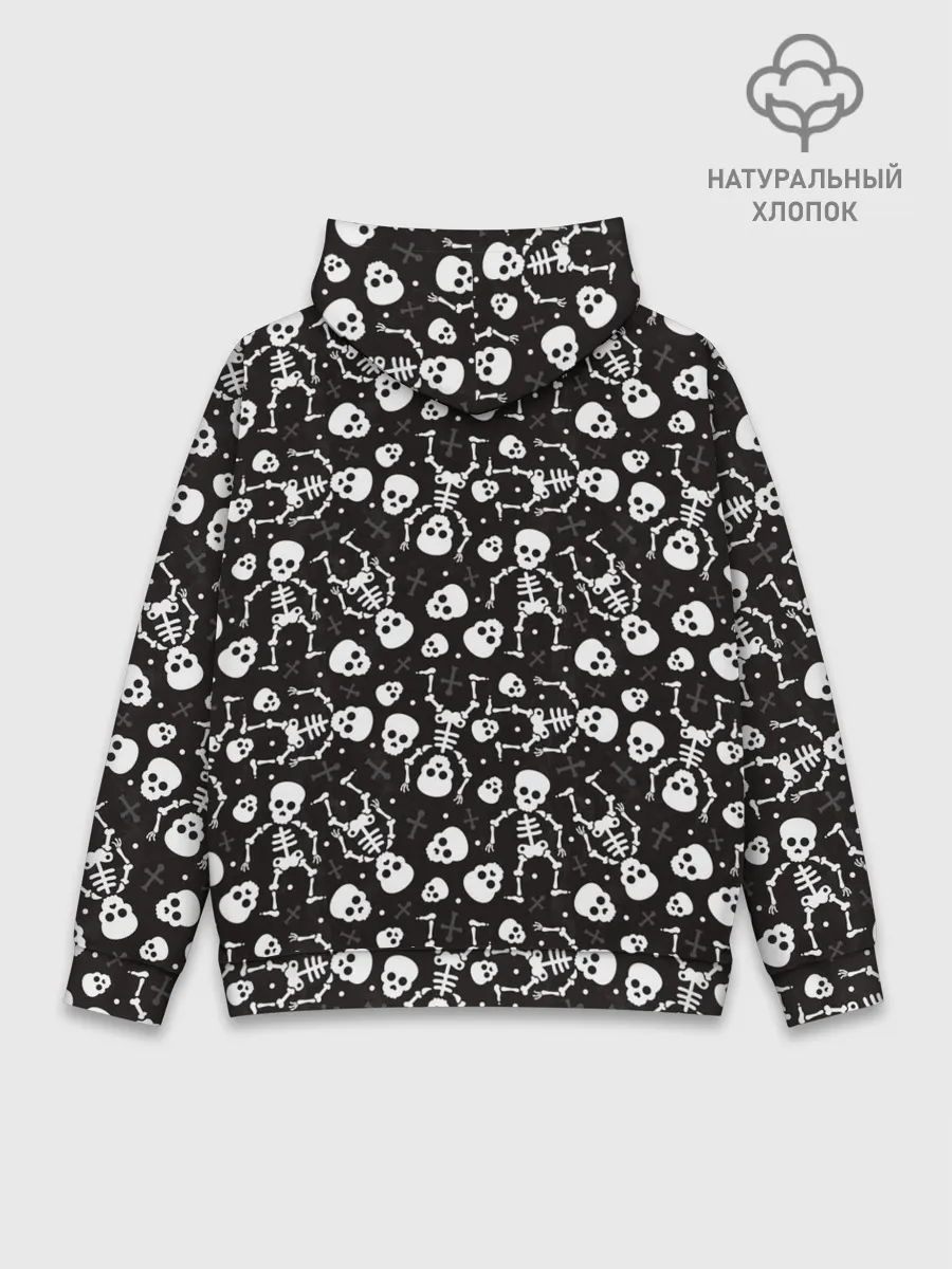 Худи мужской база хлопок / Скелеты