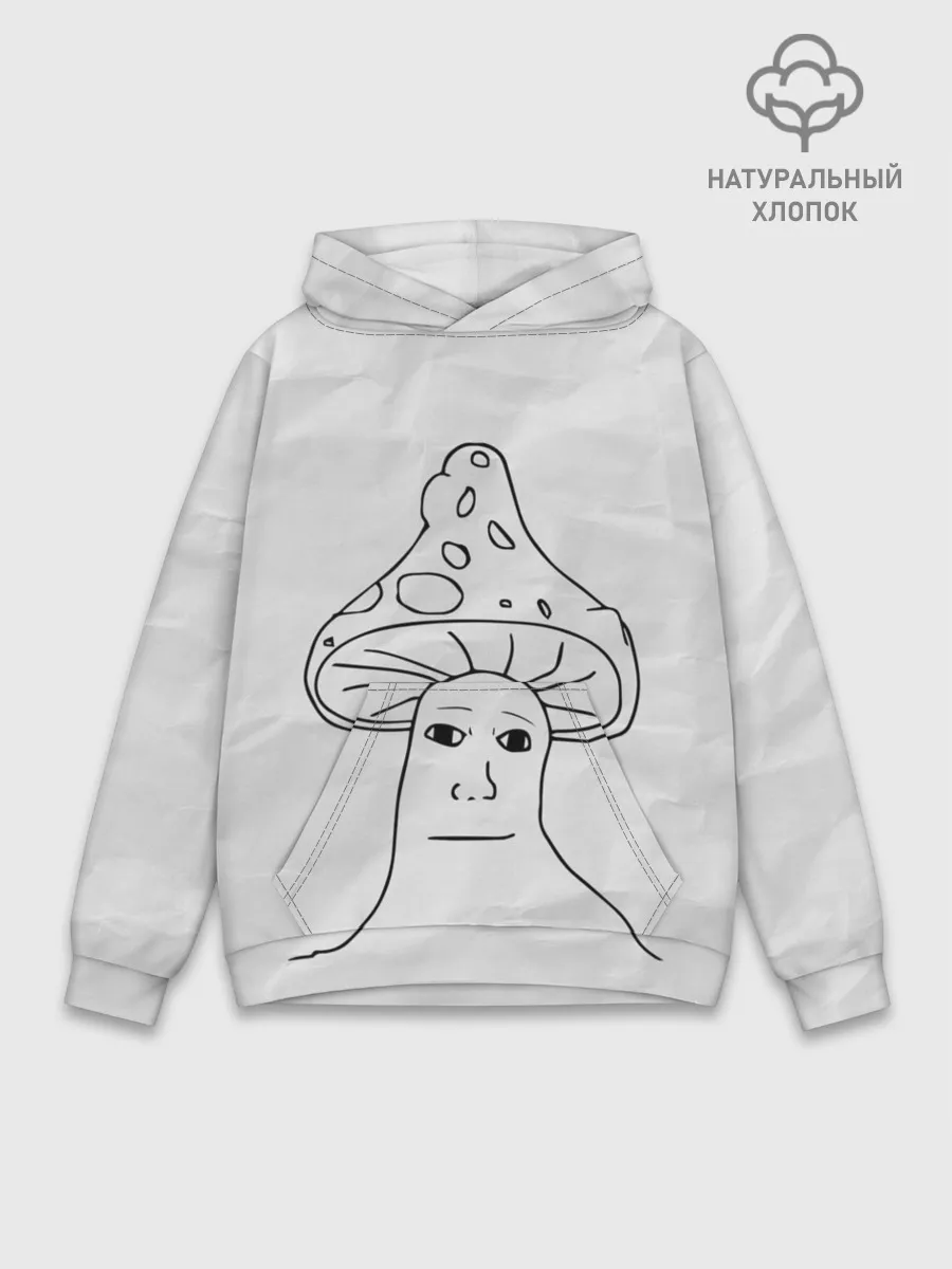 Худи мужской база хлопок / Шрумджек | Shroomjak | Мем