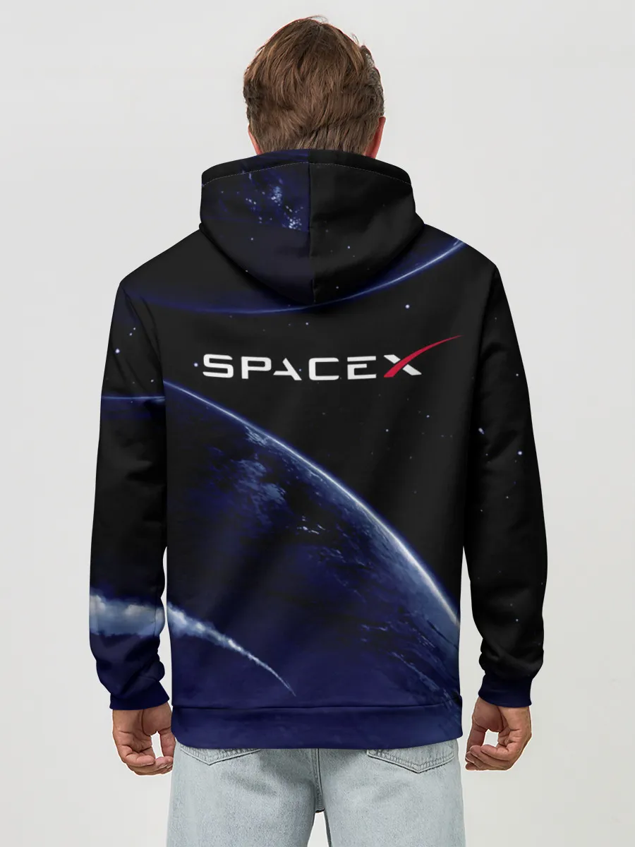 Худи мужской база хлопок / Space X