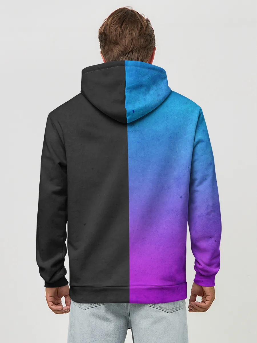 Худи мужской база хлопок / Gradient emoji