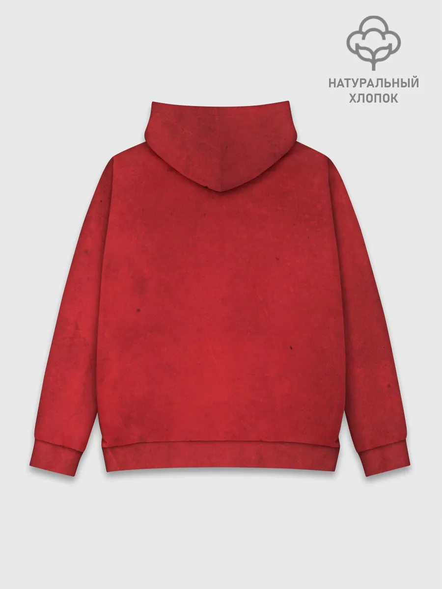 Худи мужской база хлопок / Red Evil Smile