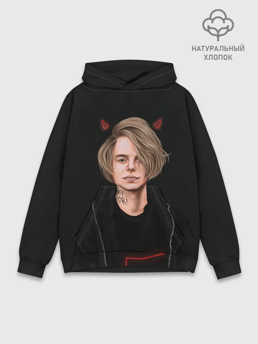 Худи мужской база хлопок / Devil Pharaoh