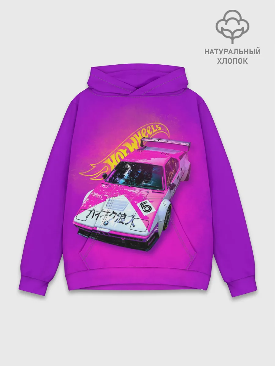 Худи мужской база хлопок / Hot Wheels. Хот Вилс