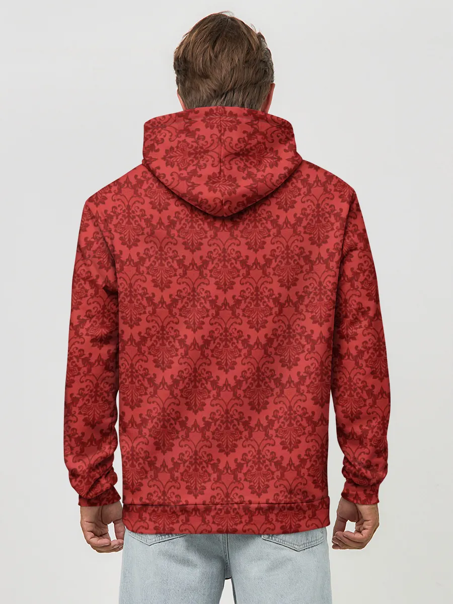 Худи мужской база хлопок / Красная готика