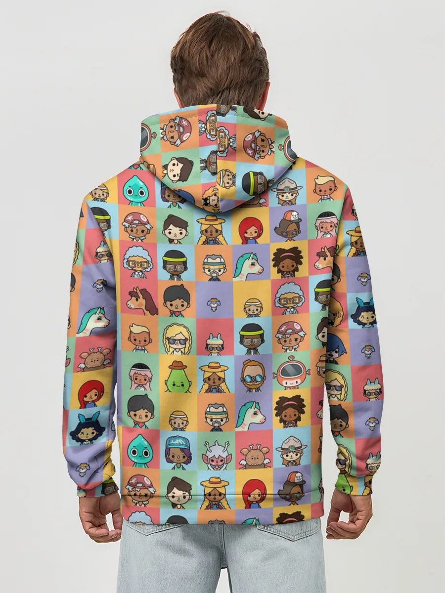 Худи мужской база хлопок / Toca Life Worl