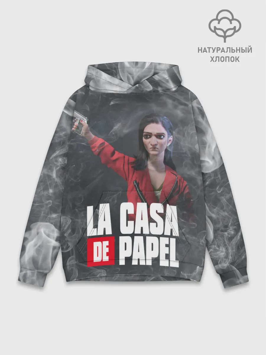 Худи мужской база хлопок / Бумажный дом | Найроби