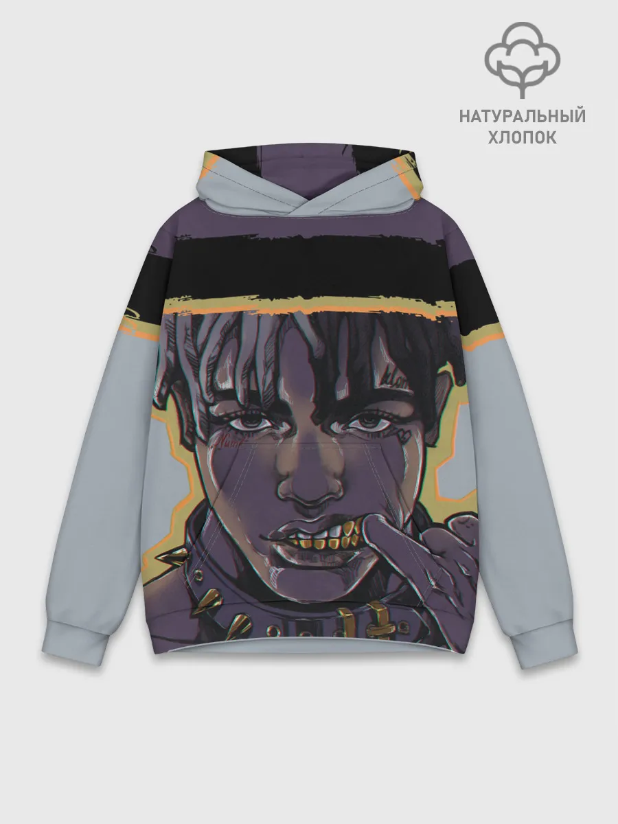 Худи мужской база хлопок / NUMB | XXXTENTACION