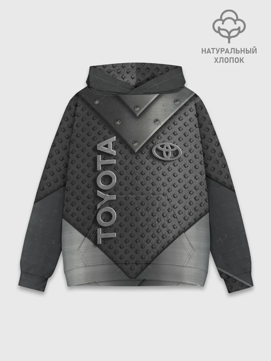Худи мужской база хлопок / TOYOTA IRON | STEEL