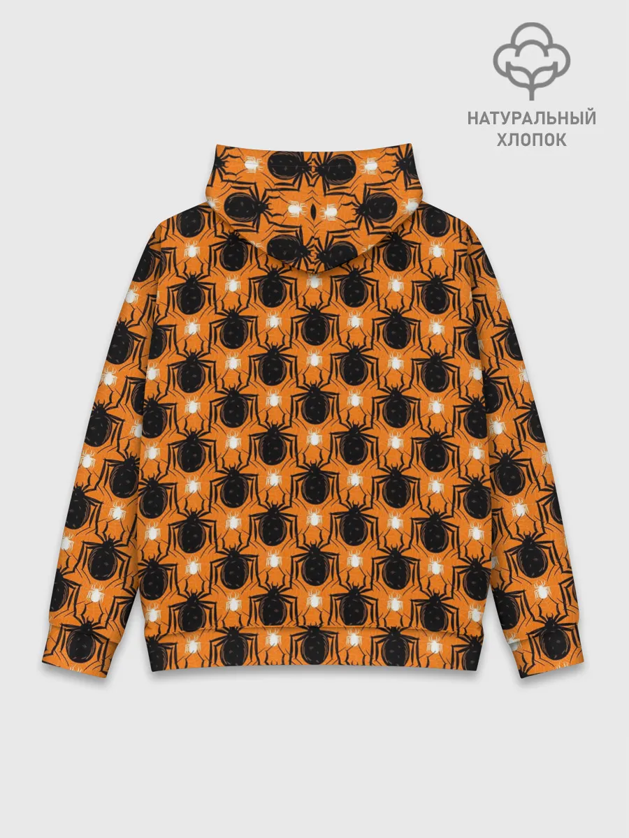 Худи мужской база хлопок / Пауки