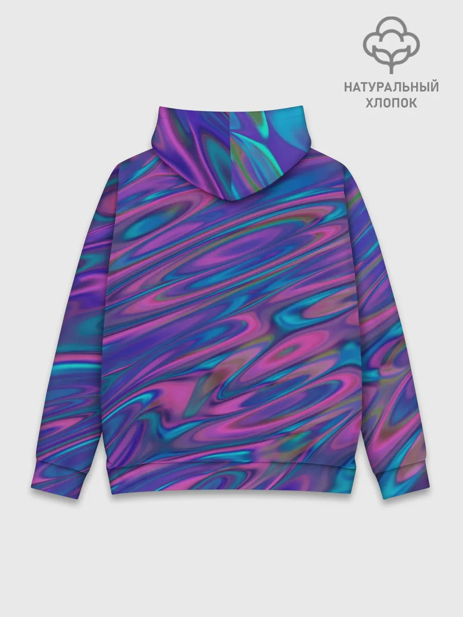 Худи мужской база хлопок / Glitch EFFECT