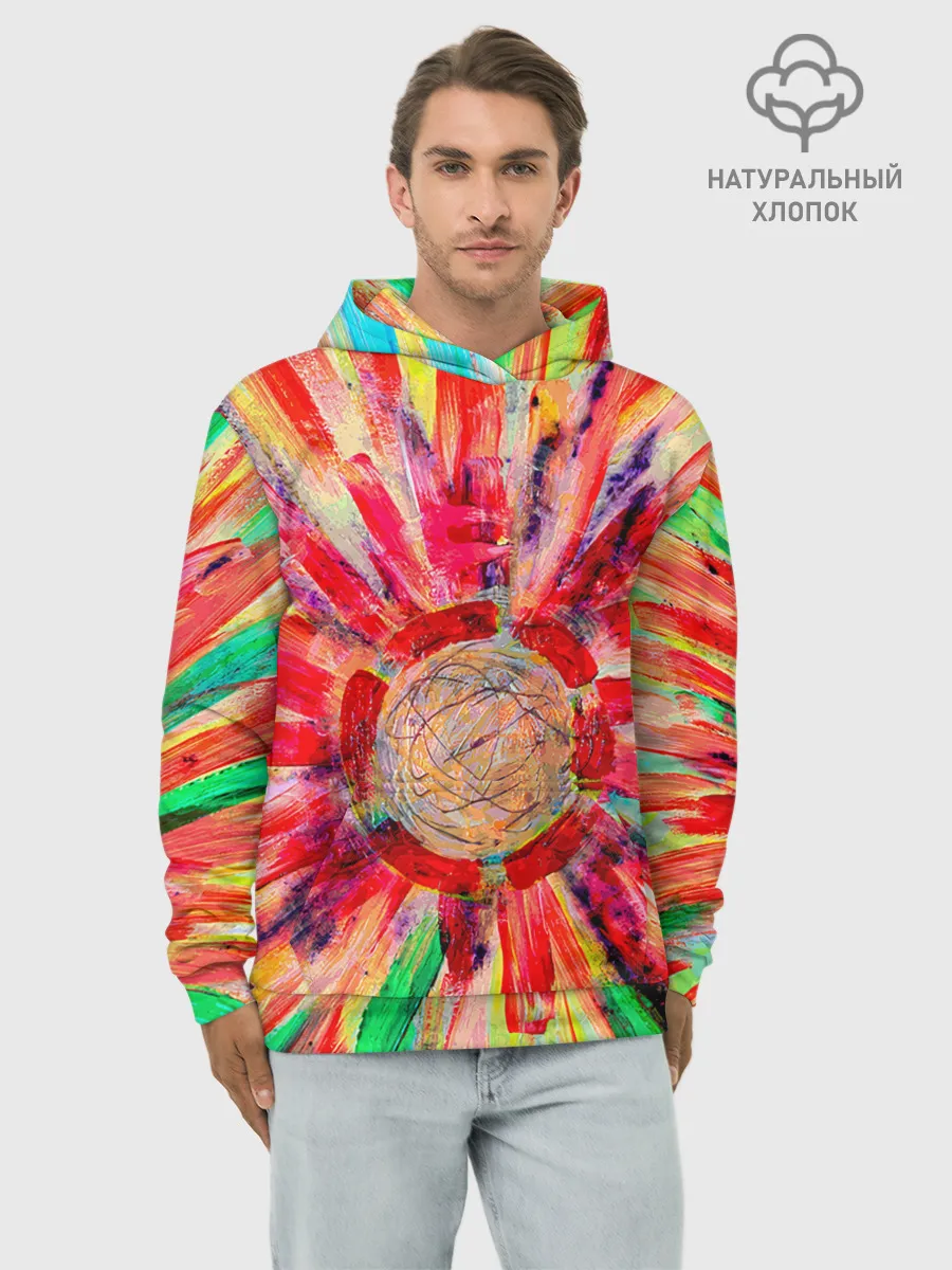 Худи мужской база хлопок / Освобождение от 3D