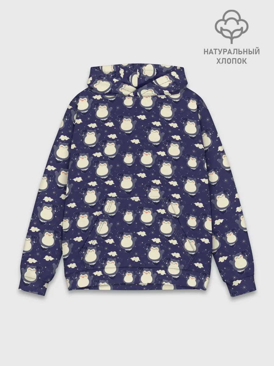 Худи мужской база хлопок / Мой сосед Тоторо My Neighbor Totoro паттерн