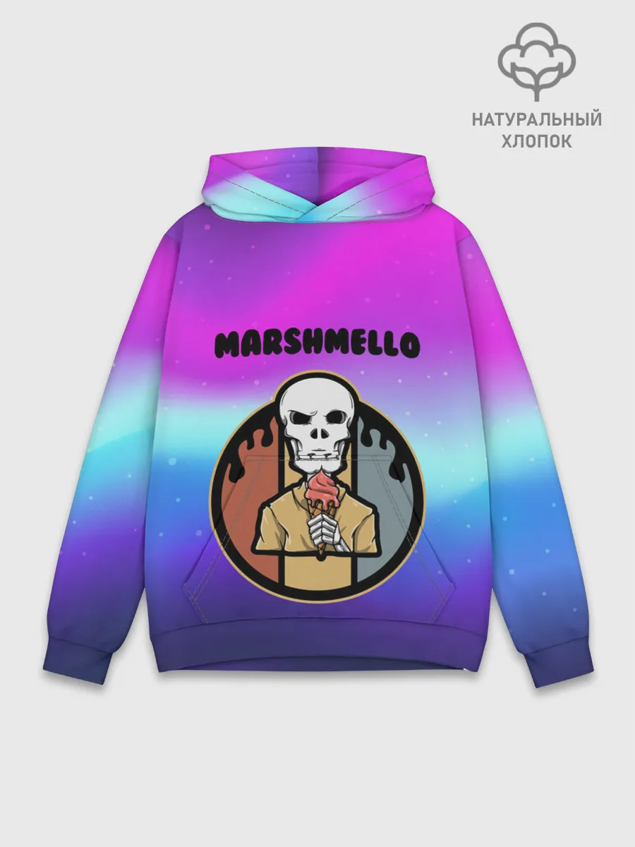 Худи мужской база хлопок / MARSHMELLO | МАРШМЕЛЛОУ