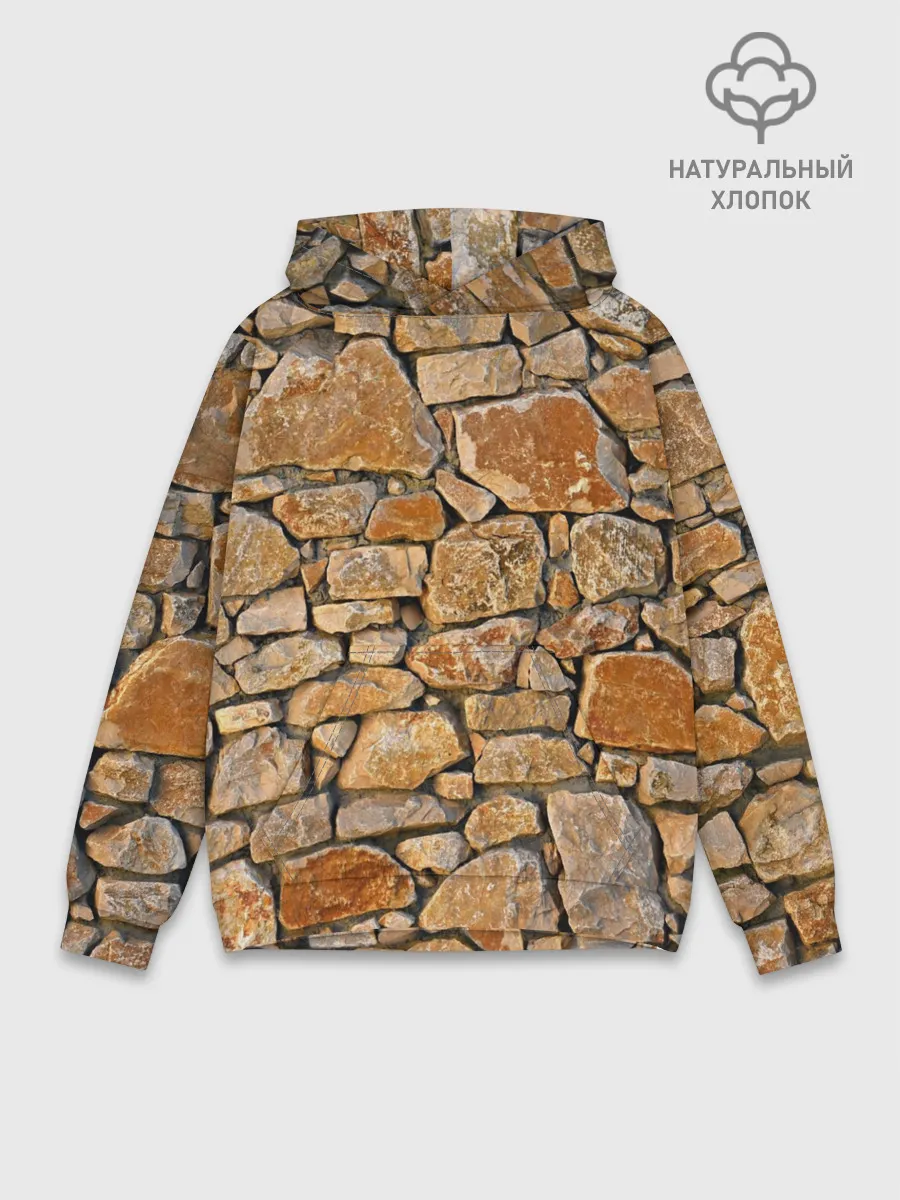 Худи мужской база хлопок / Каменная стена