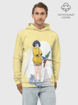 Худи мужской база хлопок / А-чан