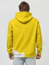Худи мужской база хлопок / Yellow egg. Oto Ai