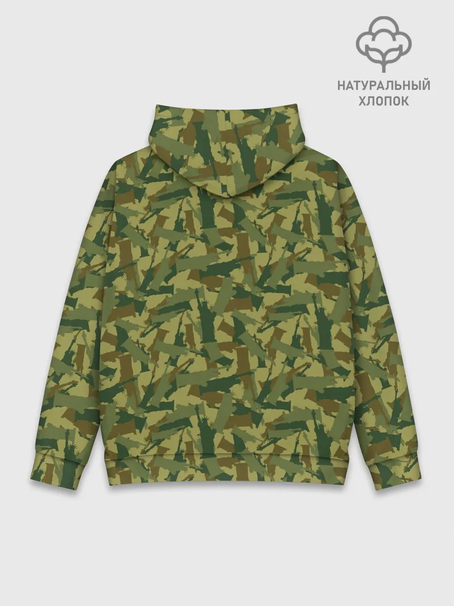 Худи мужской база хлопок / Статуя Свободы