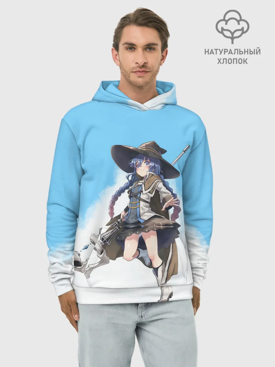 Худи мужской база хлопок / Рокси Ведьма