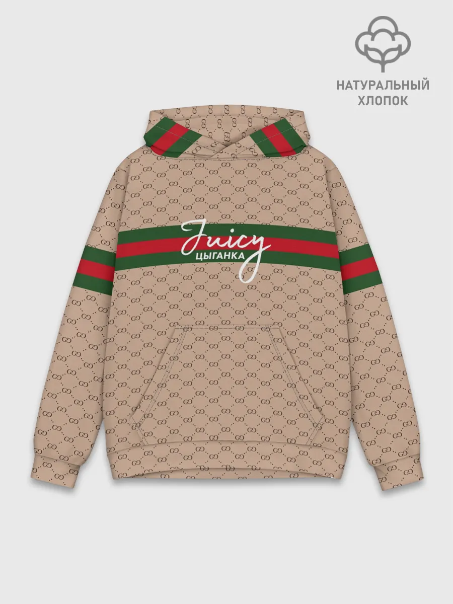 Худи мужской база хлопок / Juicy цыганка. Гуччи