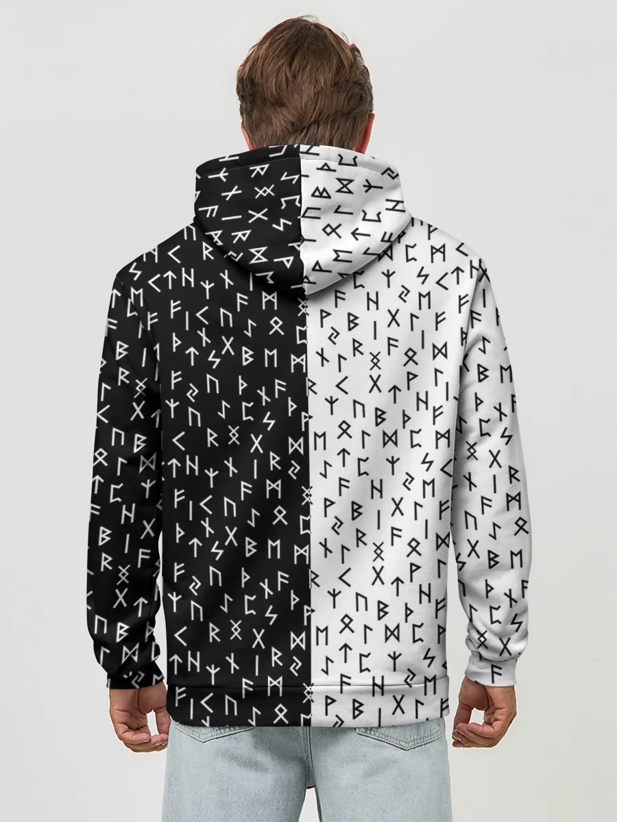 Худи мужской база хлопок / Руны