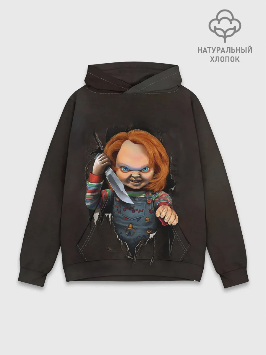 Худи мужской база хлопок / КУКЛА ЧАКИ