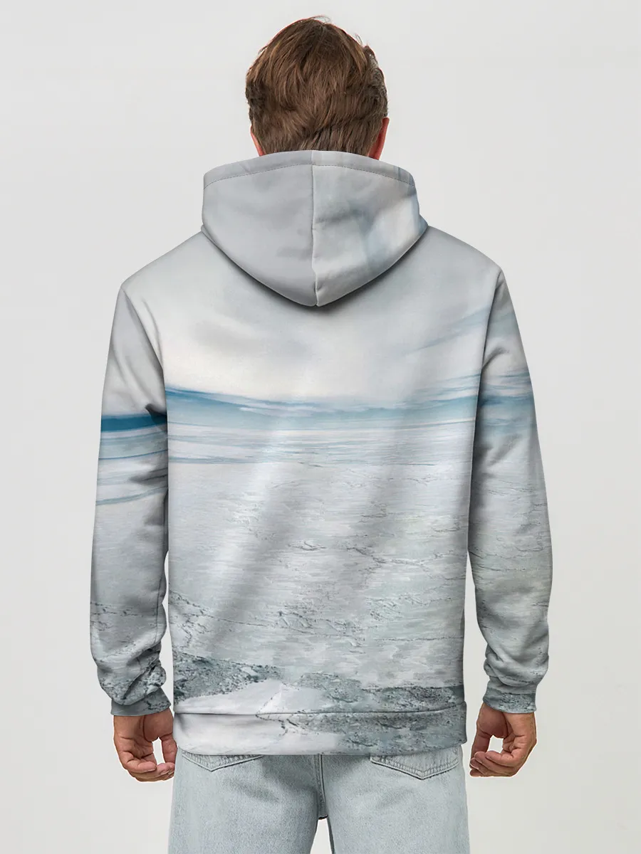 Худи мужской база хлопок / Infinite - Deep Purple