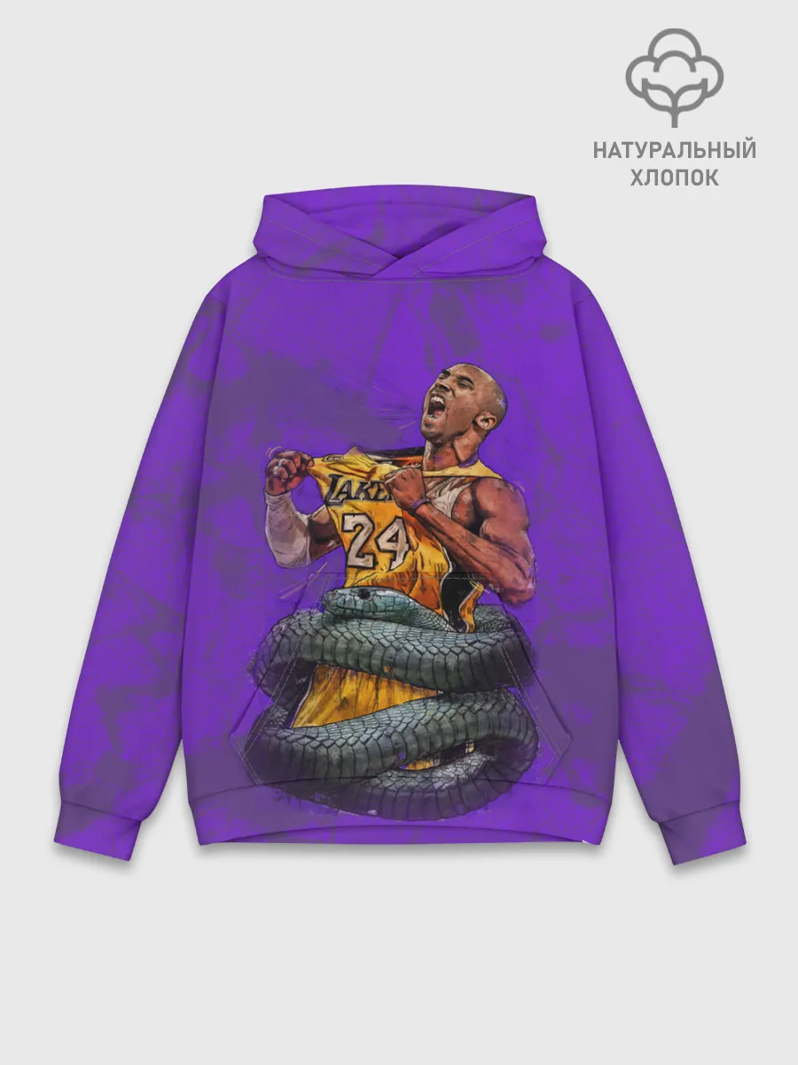 Худи мужской база хлопок / КОБИ БРАЙАНТ