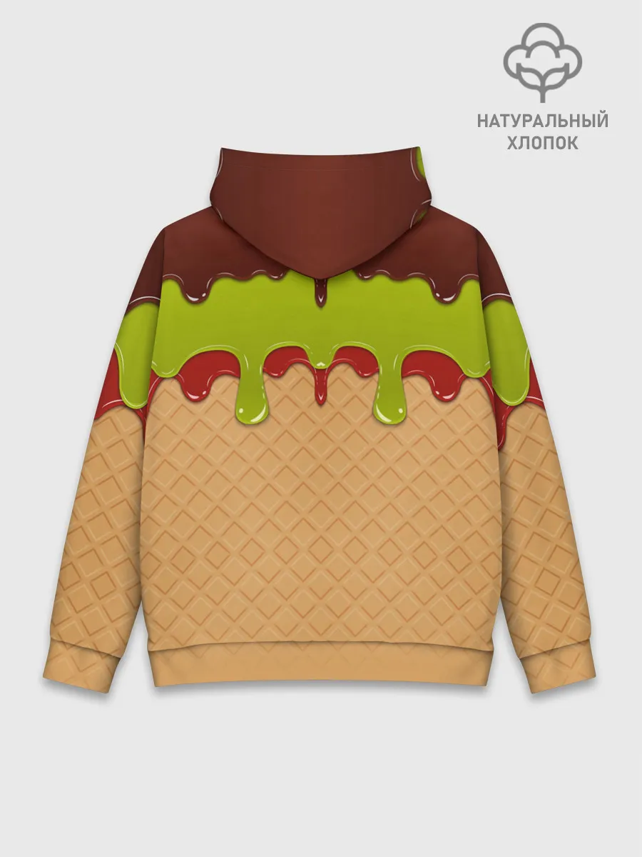 Худи мужской база хлопок / Мороженое | Ice Scream