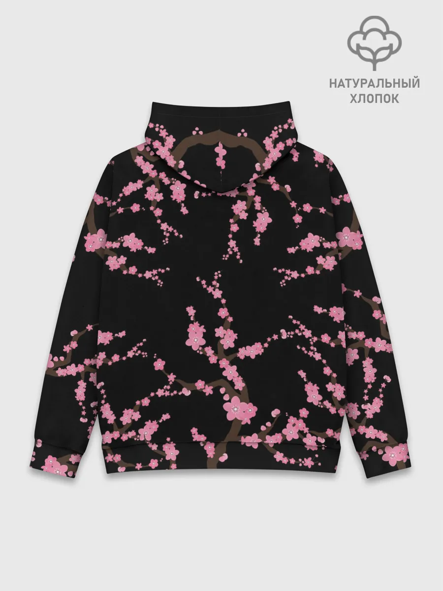 Худи мужской база хлопок / Сакура | Япония | Japan