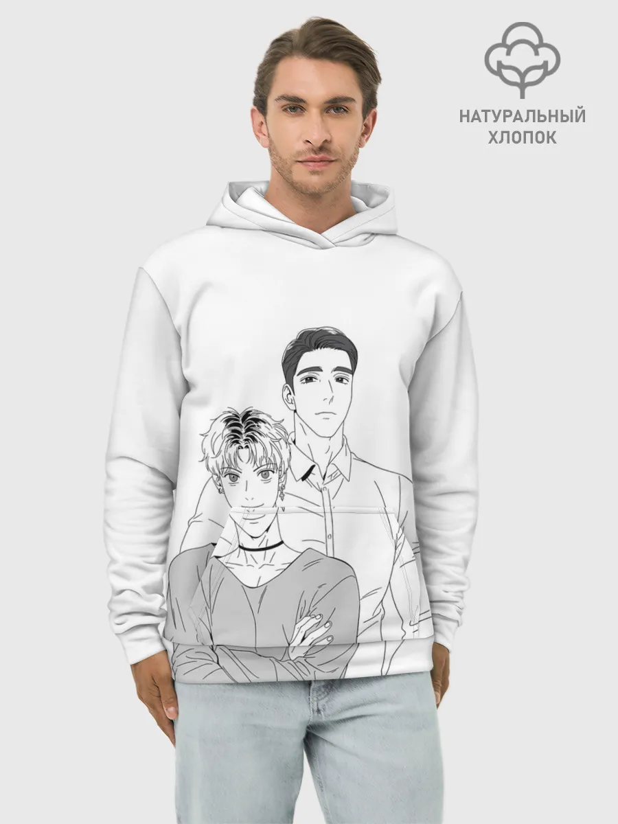 Худи мужской база хлопок / Bj MD и Чан У