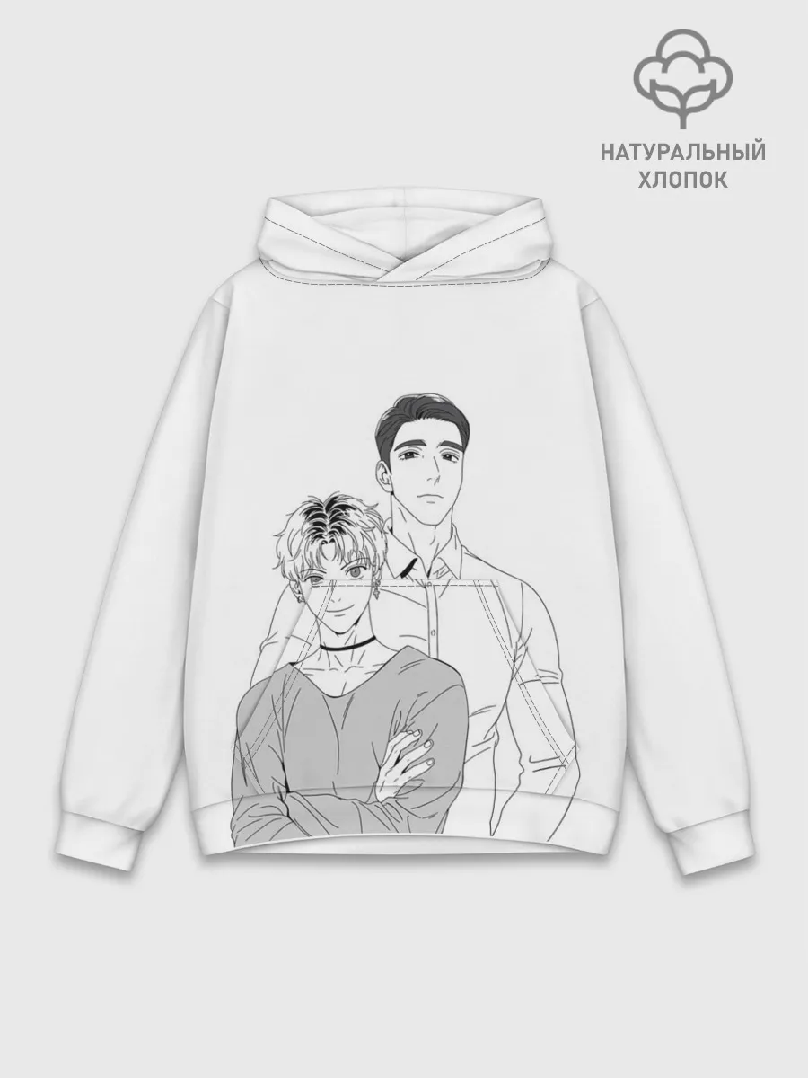Худи мужской база хлопок / Bj MD и Чан У