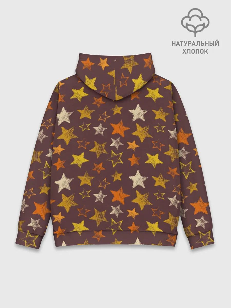 Худи мужской база хлопок / Череп-тыква