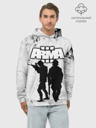 Худи мужской база хлопок / Arma / Арма,Tactical Simulator