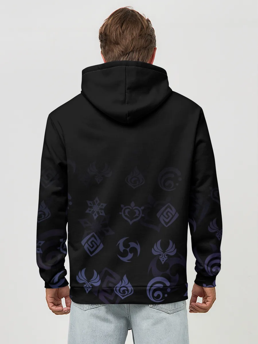 Худи мужской база хлопок / Кэ Цин, Genshin Impact