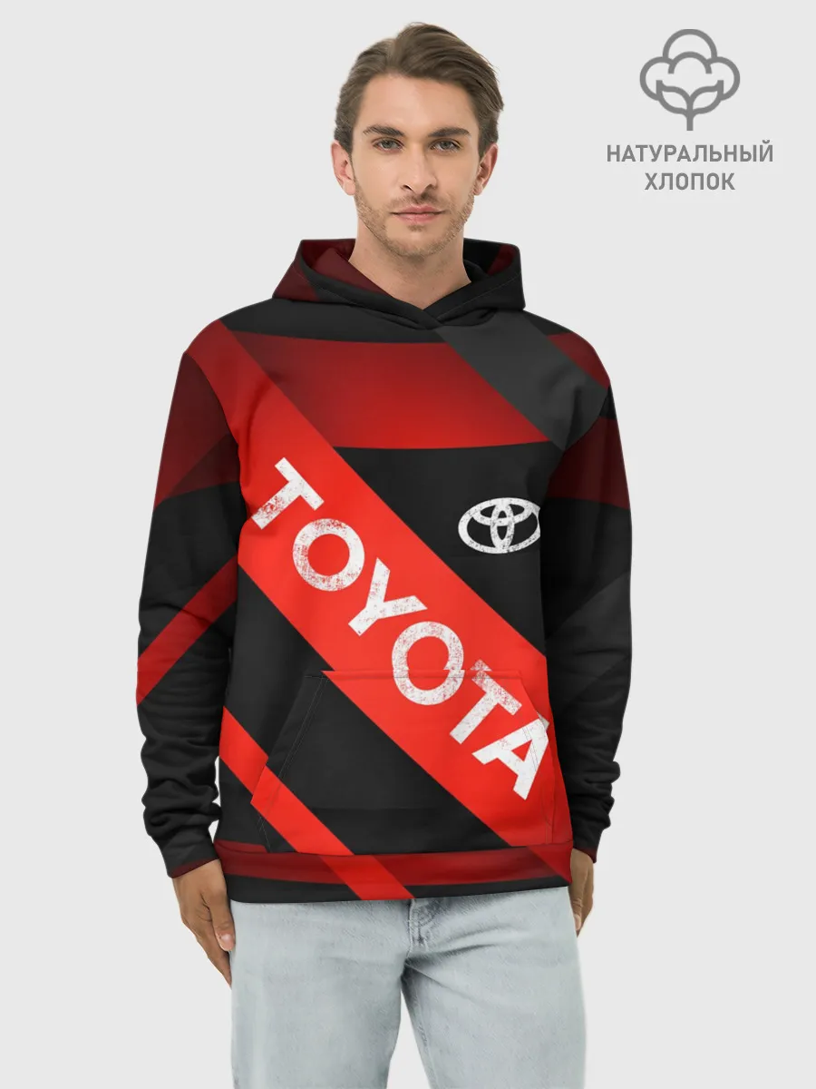 Худи мужской база хлопок / TOYOTA LINES