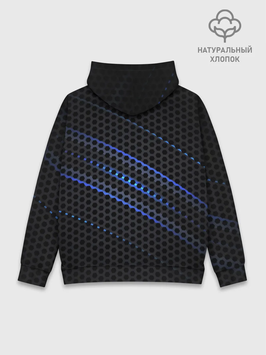 Худи мужской база хлопок / MERCEDES LOGO NEON