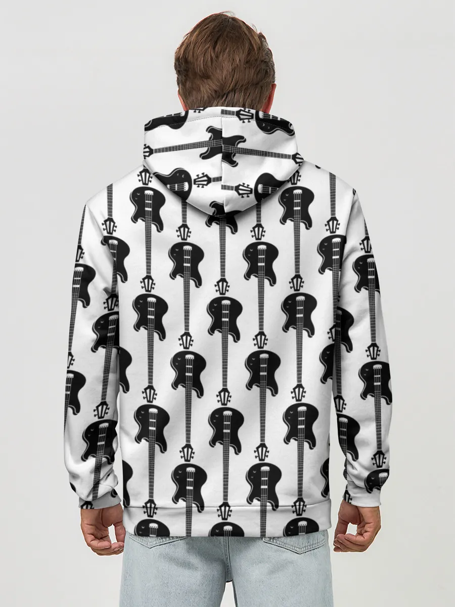 Худи мужской база хлопок / GUITAR ELECTRIC