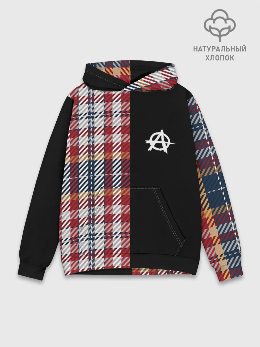 Худи мужской база хлопок / АНАРХИЯ | ANARCHY