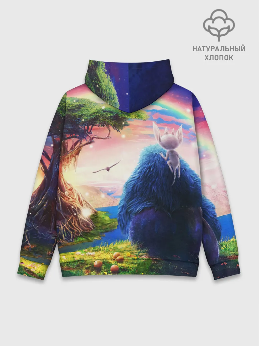Худи мужской база хлопок / Ори и Блуждающие огоньки | Ori