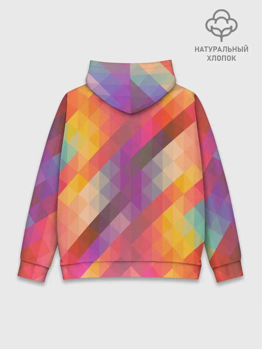 Худи мужской база хлопок / vivid gradient